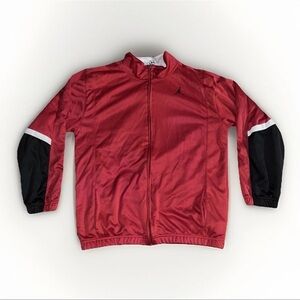 VTG Air Jordan Track Jacket Early Y2K Men's Size XL Red Black White Running
